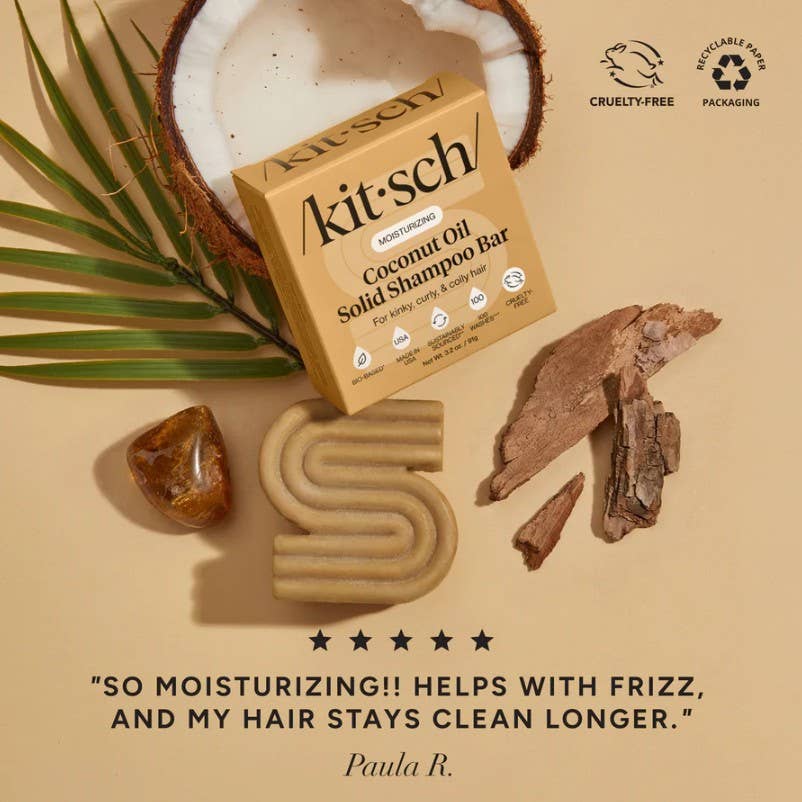Coconut Oil Deep-Moisturizing Solid Shampoo Bar