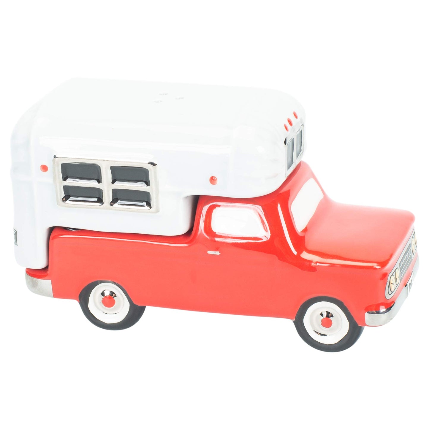 Ceramic Pickup Camper Salt & Pepper Shakers