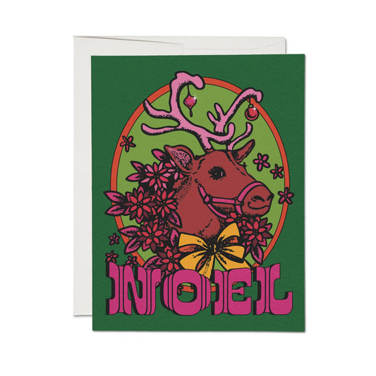 Noel Reindeer greeting card