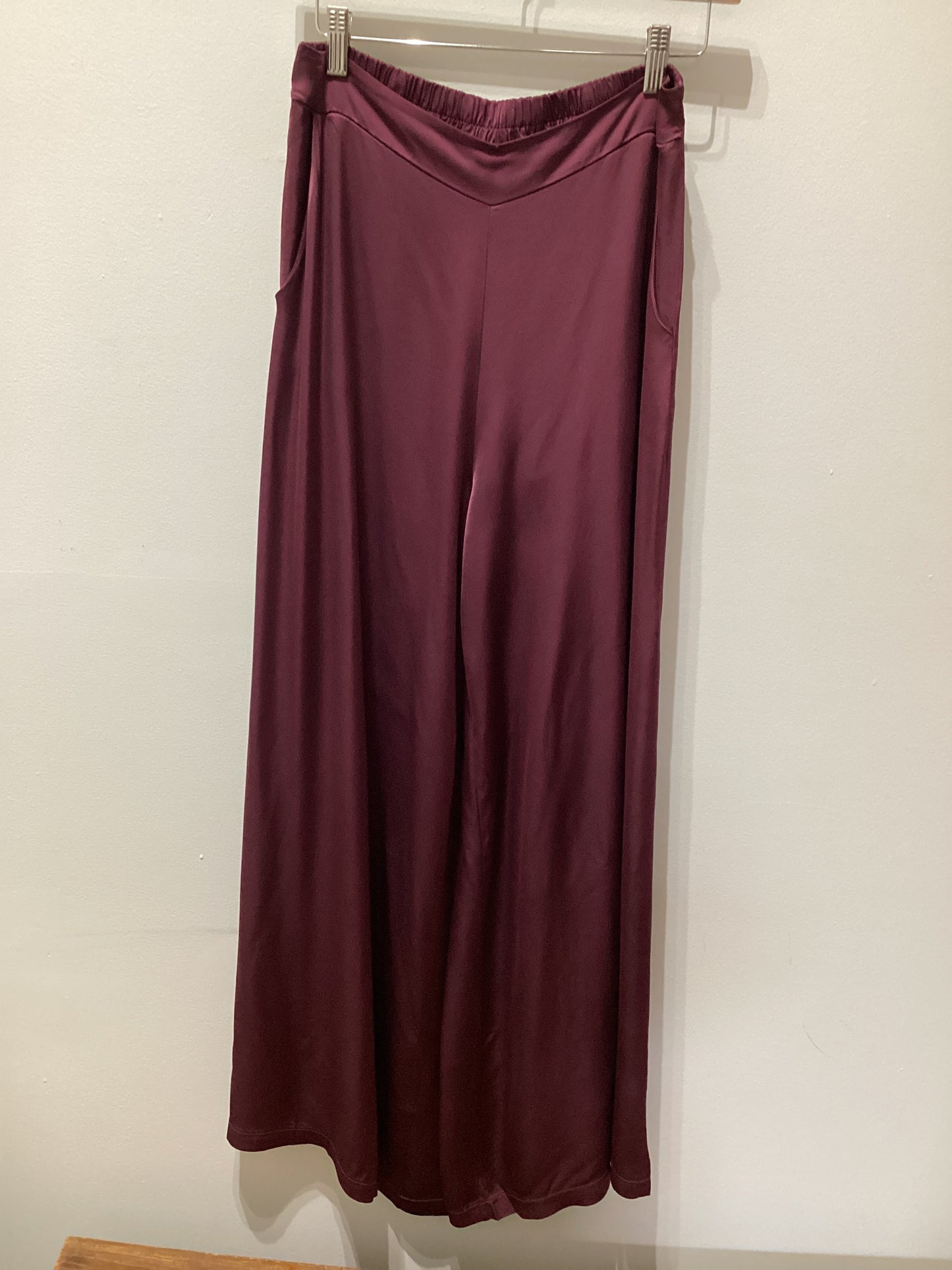 Radana Satin Plain Wide Pants