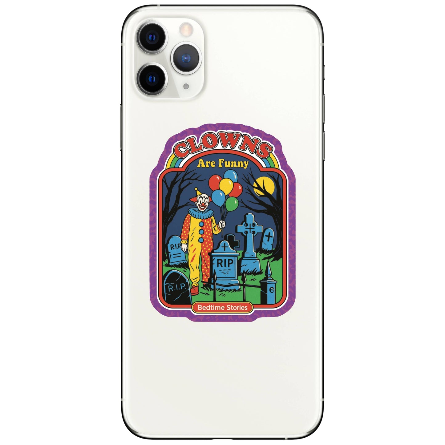 Halloween Horror Clown Humor High Quality Vinyl Sticker