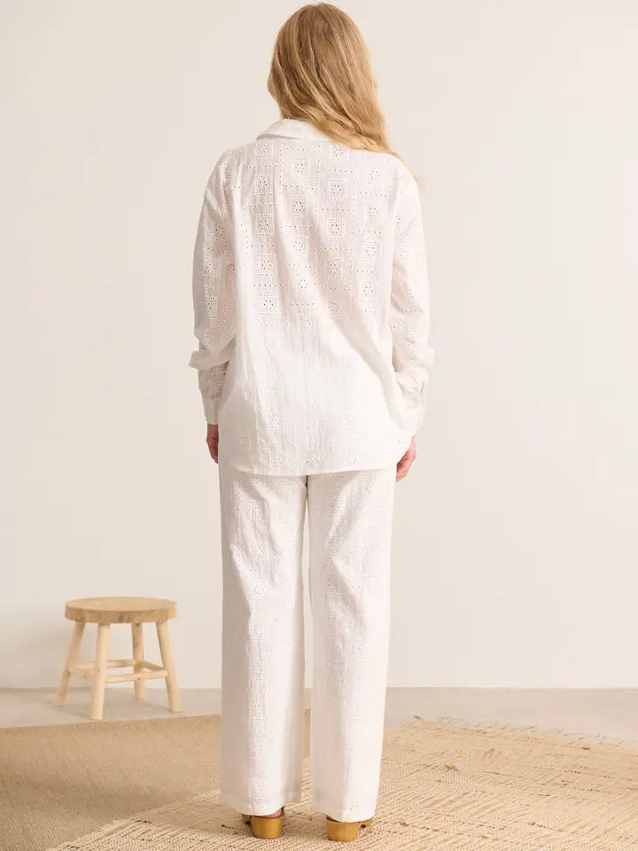 English Embroidery Shirt