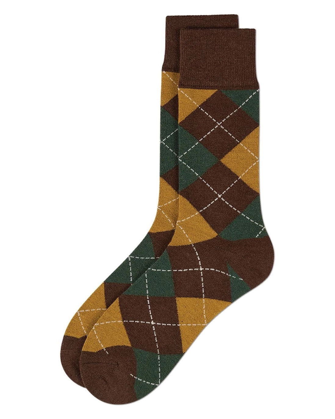 Argyle Cashmere Men's Crew