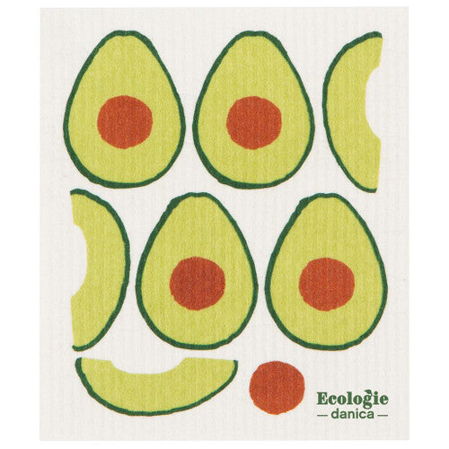 Avocados Swedish Dishcloth