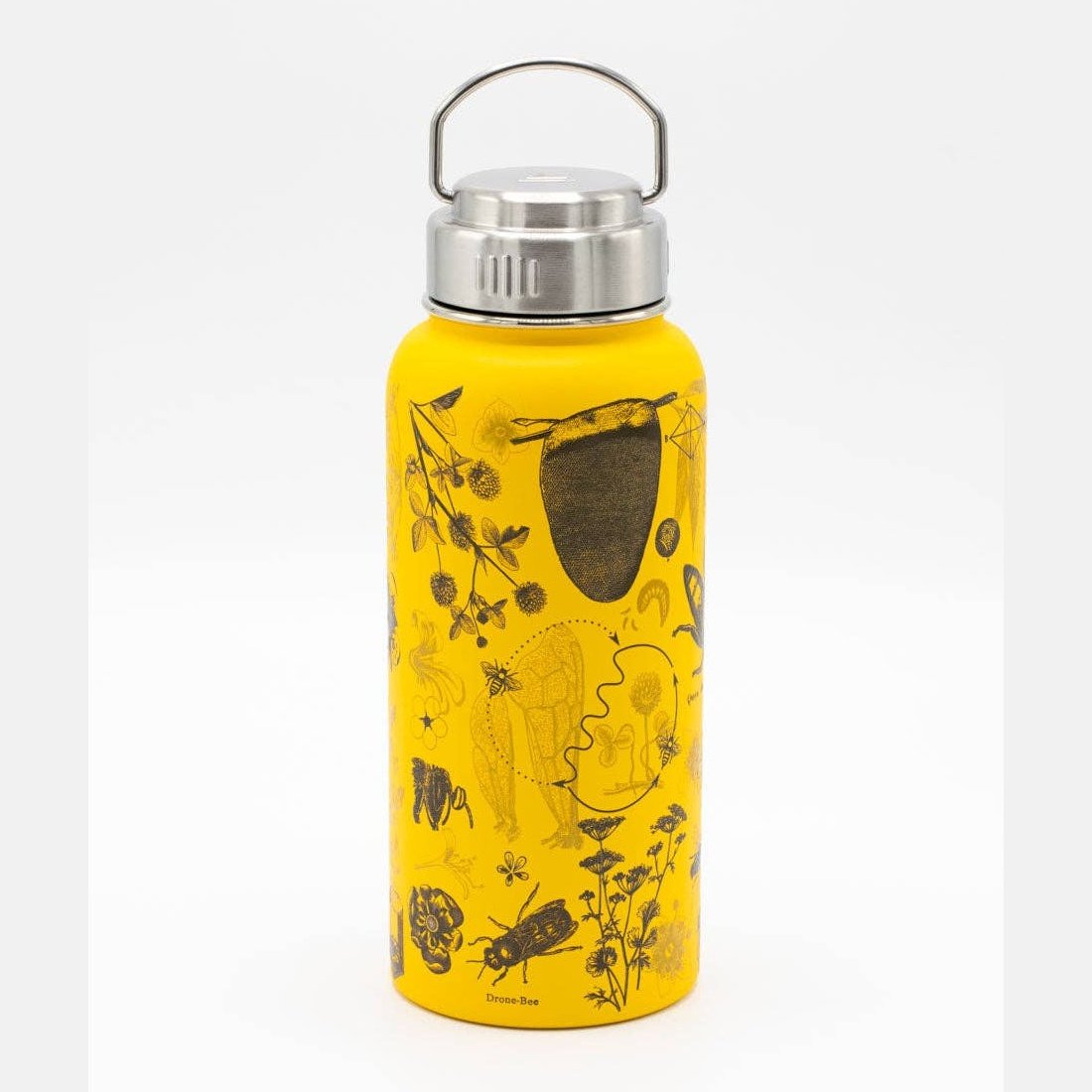 Honey Bee 32 oz Steel Water Bottle