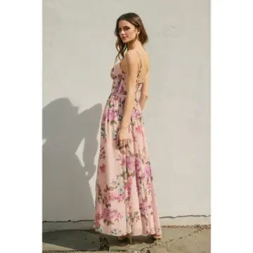 Flowy Corset Maxi Dress