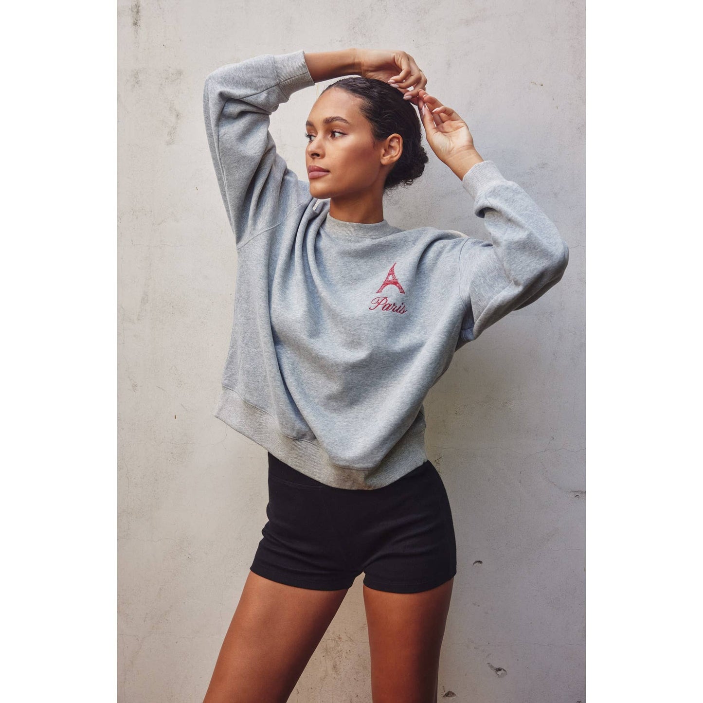 Paris France Relaxed Sweatshirt