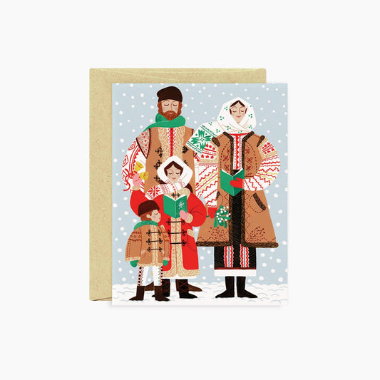 CAROLERS | greeting card