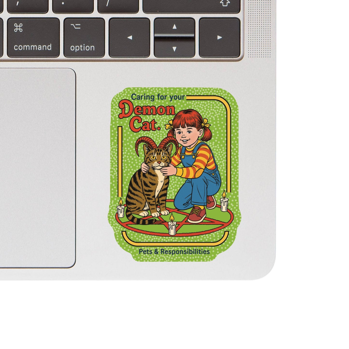 Halloween Horror Cat Humor High Quality Vinyl Sticker