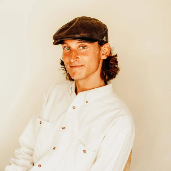 Leather Ivy Cap - Style Bookie