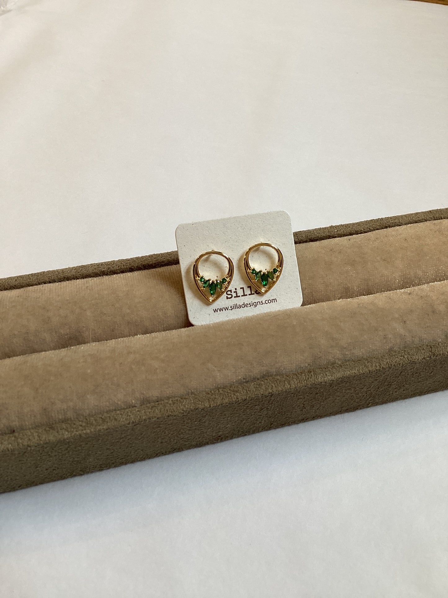 Greenlight crystal Stud Earrings