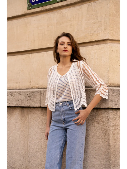 Selena Guipure Lace Bolero
