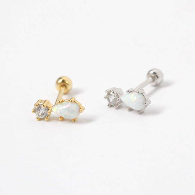 Tiny Array Screw Back Earring