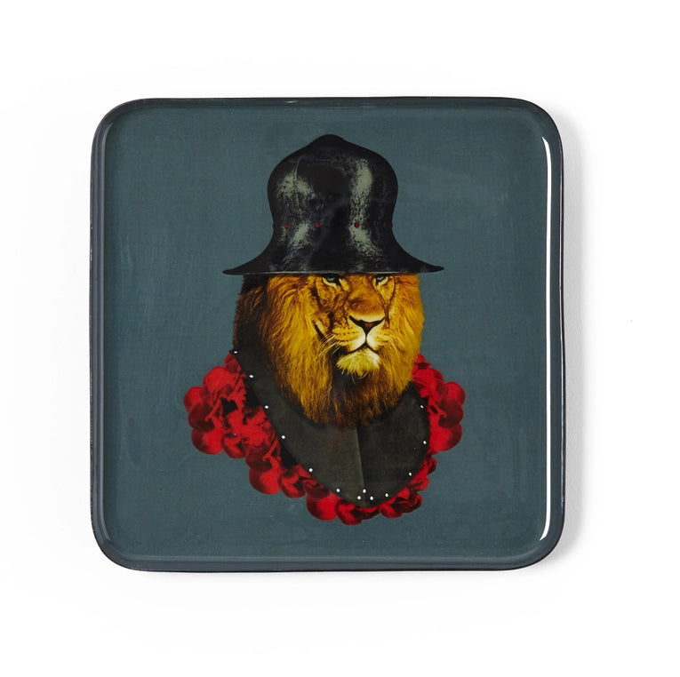 Lion Quichotte Trinket Tray