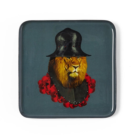 Lion Quichotte Trinket Tray