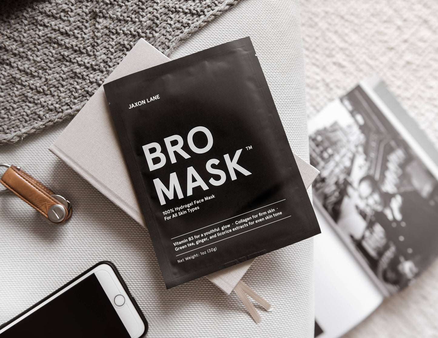 BRO MASK Hydrogel Face Mask Sheet Mask Men's Skin Care (4)