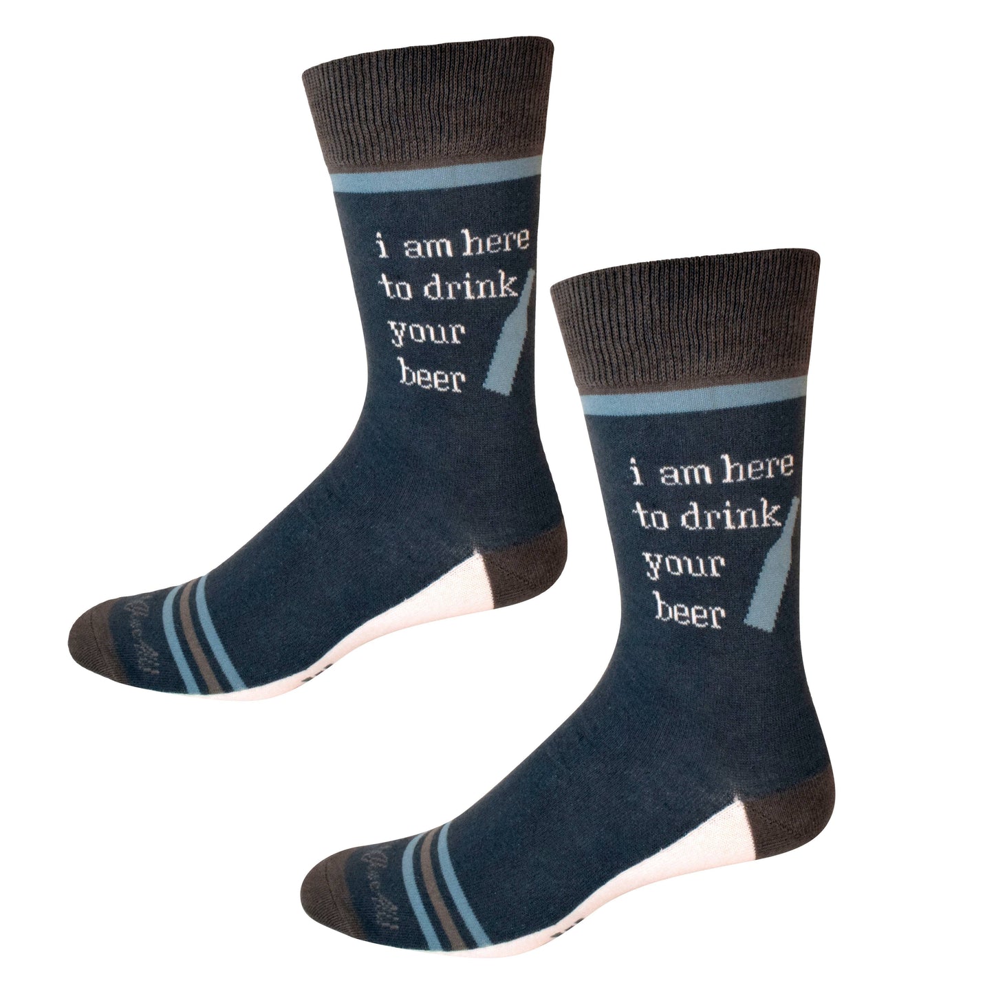 I am Here to Drink Your Beer Men's Socks