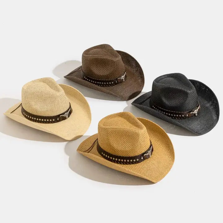 Straw Western Cowboy Hat