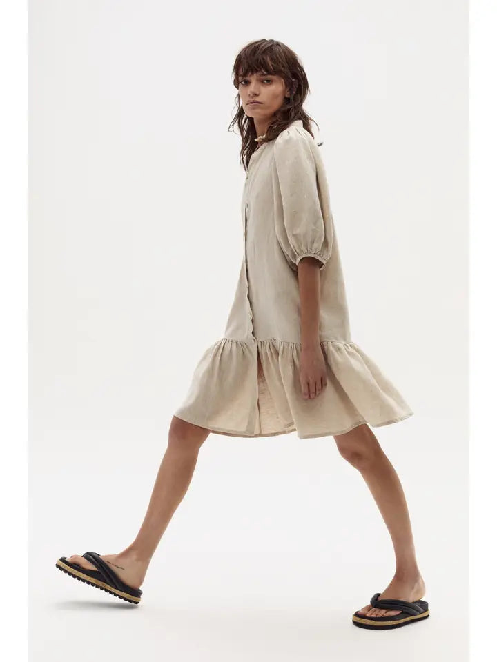 Carmela Linen Dress