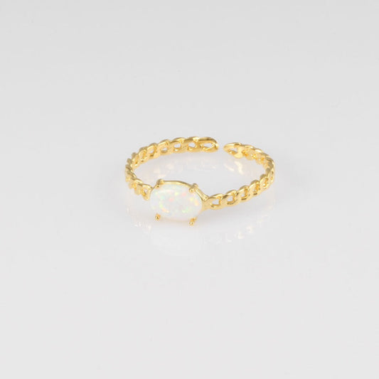 Lucille Opal Gold Ring