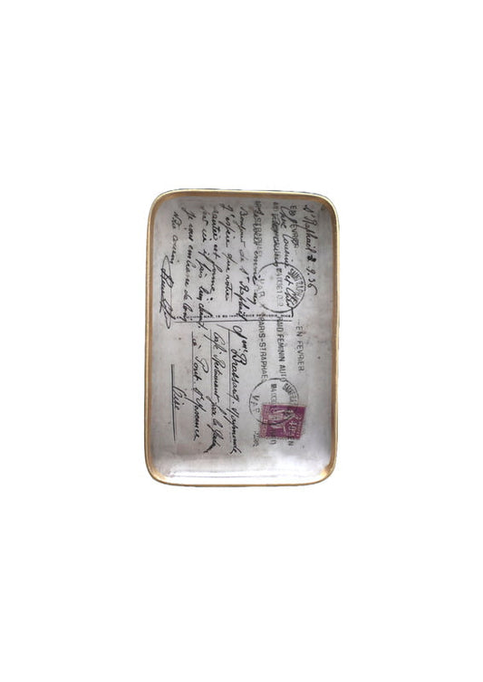 Family Memories Enamel Tray