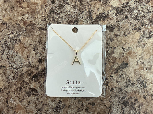 "A" Necklace