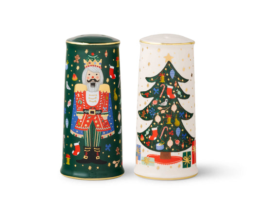 Nutcracker Porcelain Salt & Pepper Shaker Set