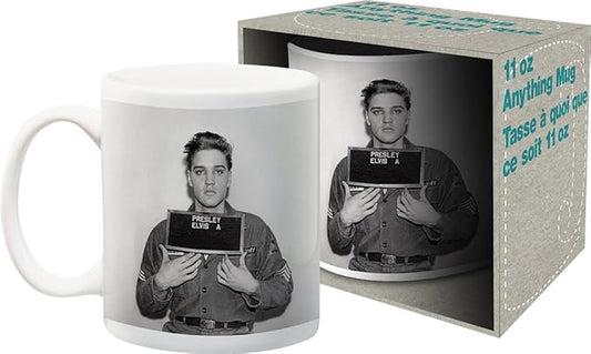 Elvis Enlistment Photo 11oz Boxed Mug