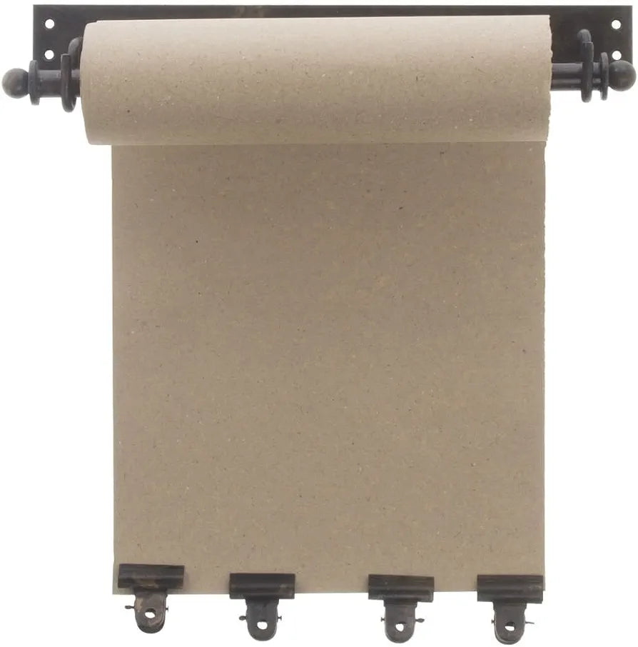 Kalalou NDE1122 Hanging Note Roll with 4 Clips, Brown