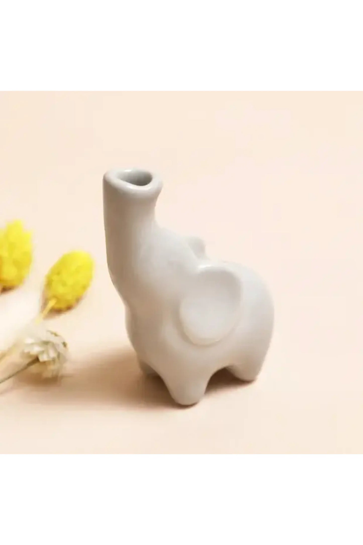Tiny Elephant Bud Vase
