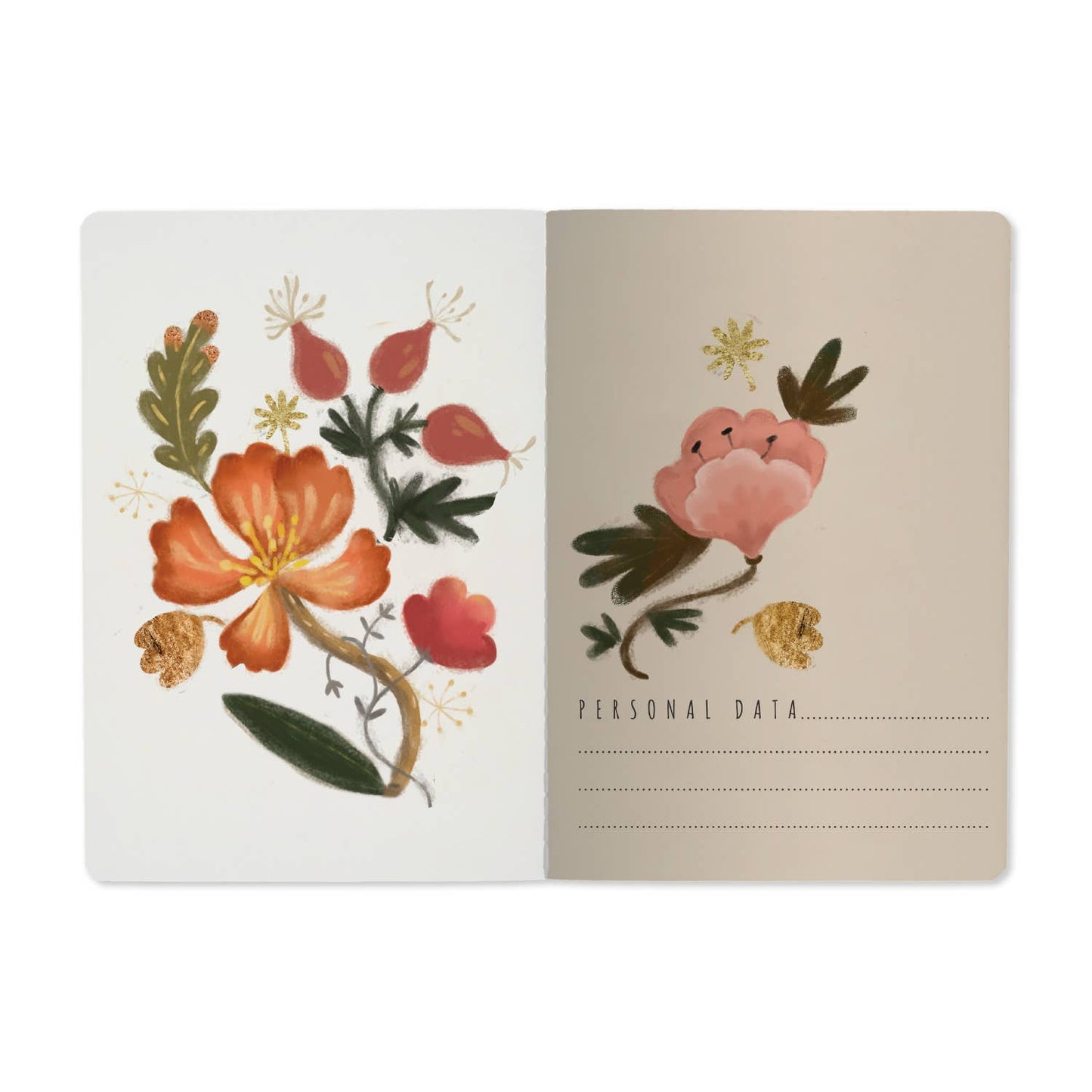 A5 Notebook - Bloom Flowers
