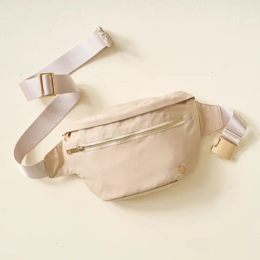 Xl Belt Bag - Natural Beige