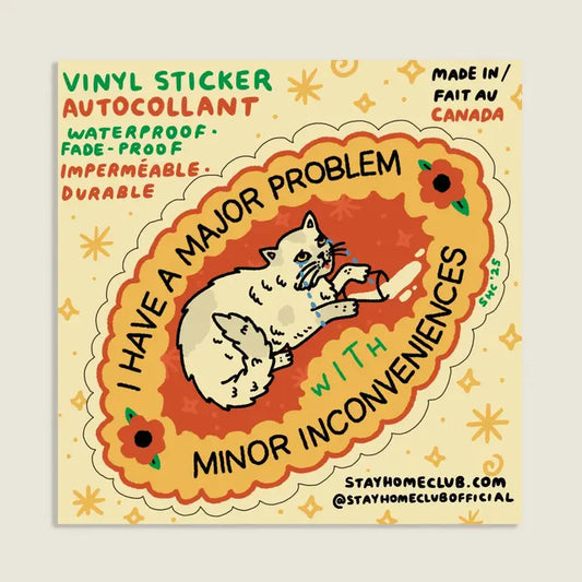Major Problem Sticker