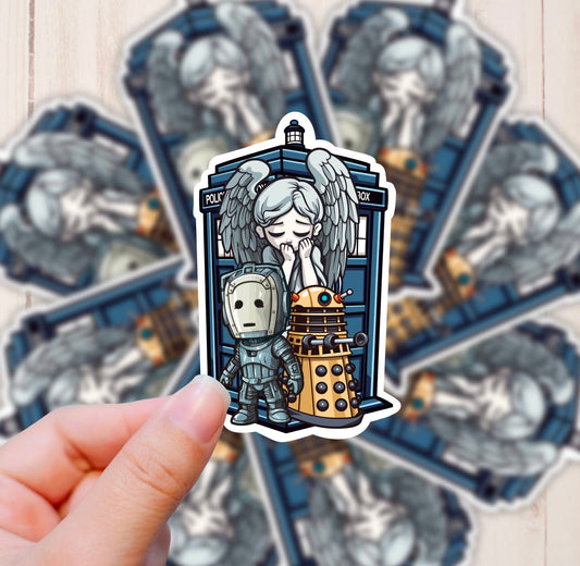 Doctor Who Inspired Vinyl Sticker