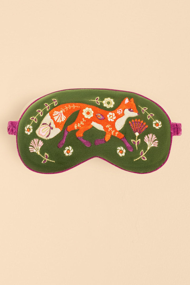 Luxury Lavender Velvet Eye Mask | Scandinavian Fox