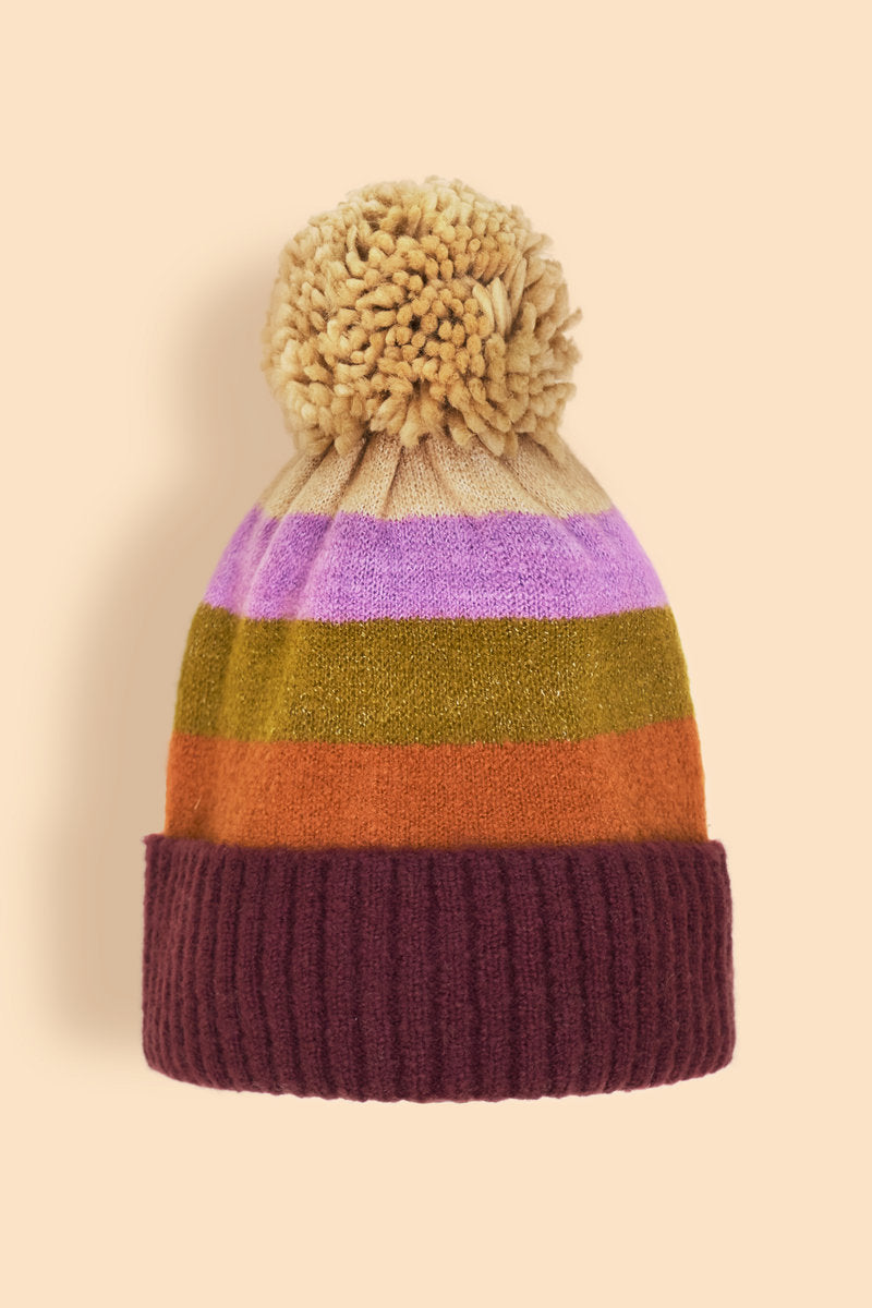 Lilia Bobble Hat | Mixed Vintage