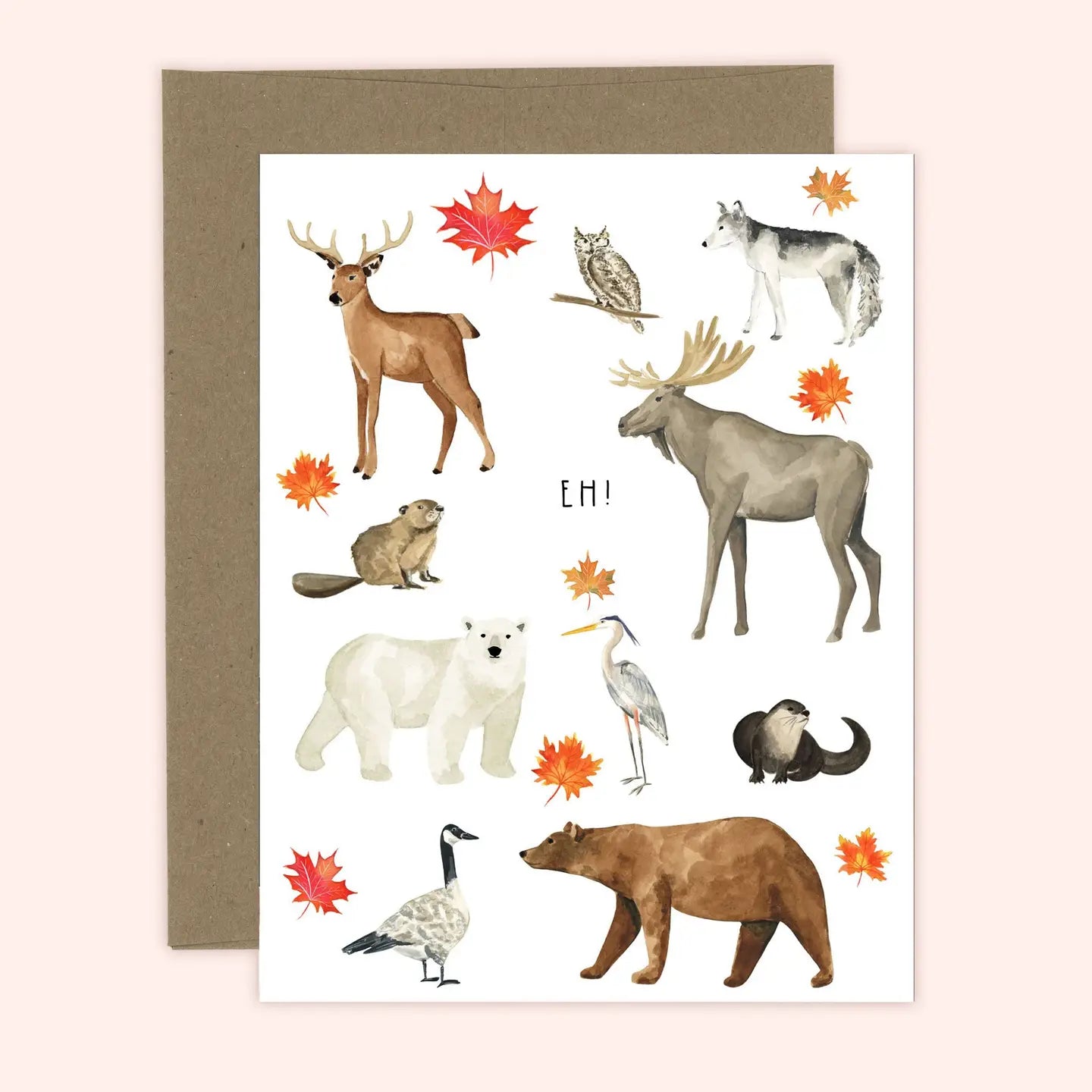 Canada Eh Card | Canadian Animals
