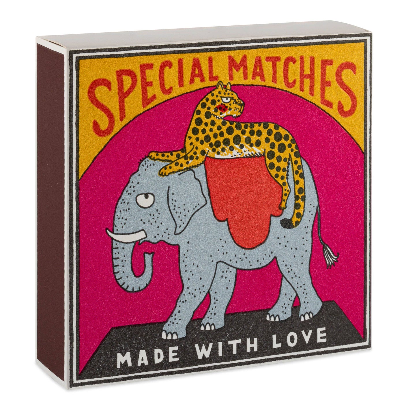 Charlotte Farmer Elephant | Square - Safety Matches