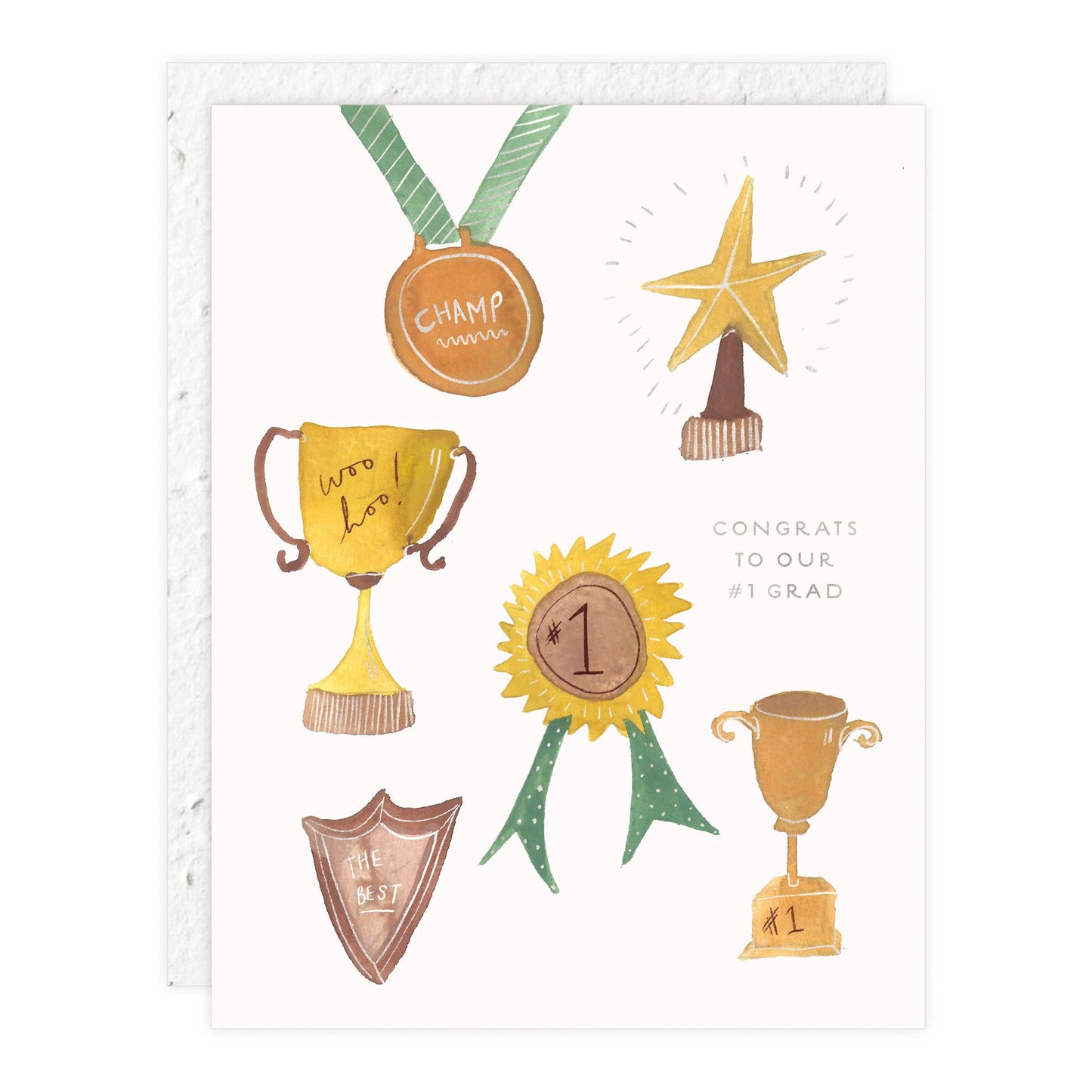 You're # 1 - Graduation Card