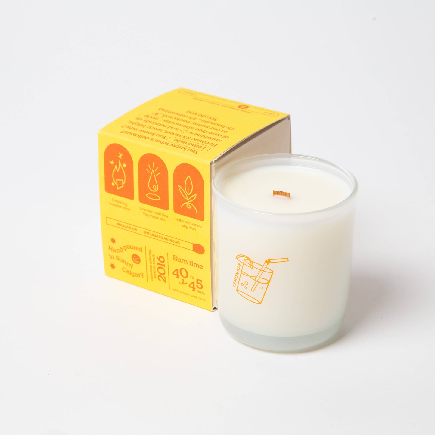 Lemonade - Coconut, Lime & Pine Coconut Soy 8 oz Candle