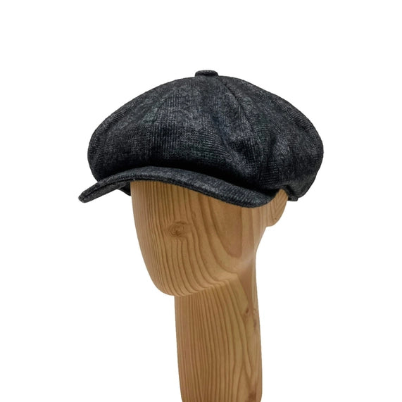 Wool Polyester 8 Panel Newsboy Cap- Style Argo