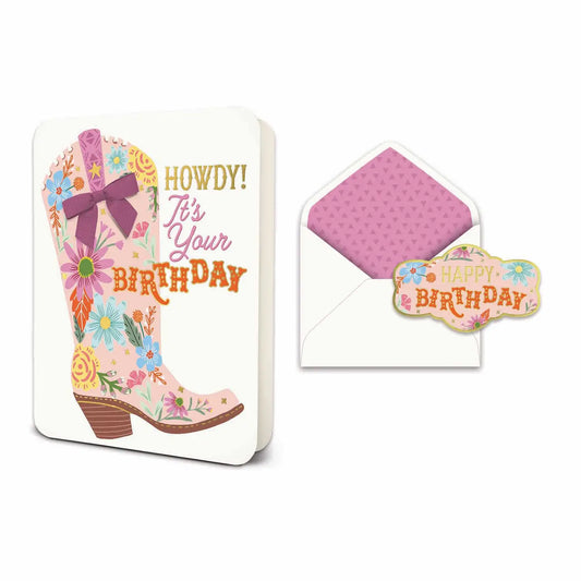 It's Your Boot-Day! Deluxe Greeting Cards