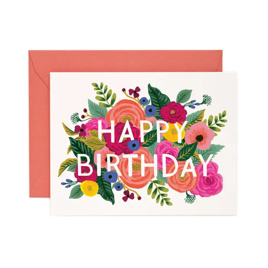 Juliet Rose Birthday | Greeting Card