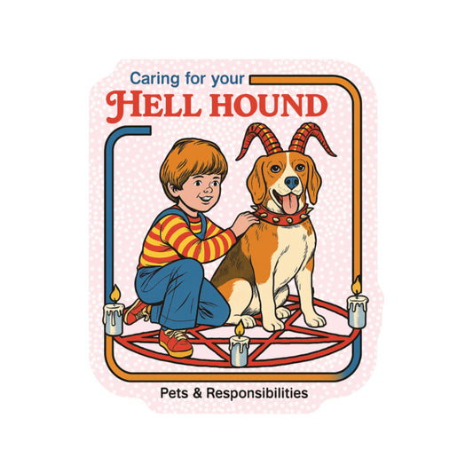 Halloween Horror Dog Humor High Quality Vinyl Sticker