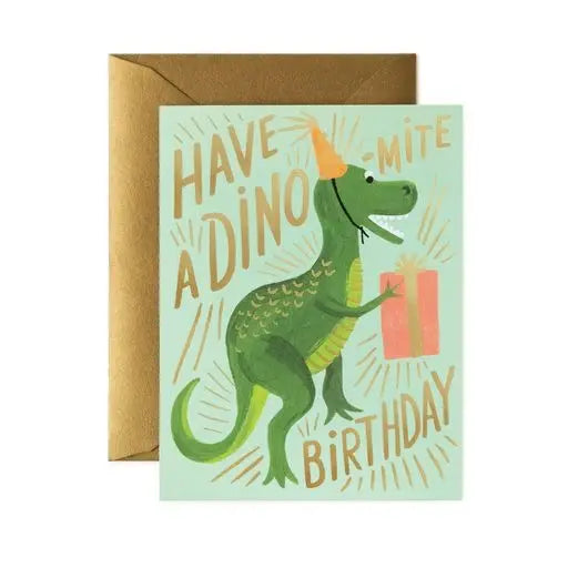 Dinomite Birthday | Greeting Card