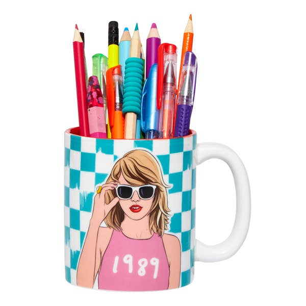 Taylor 1989 Checkered Coffee Mug