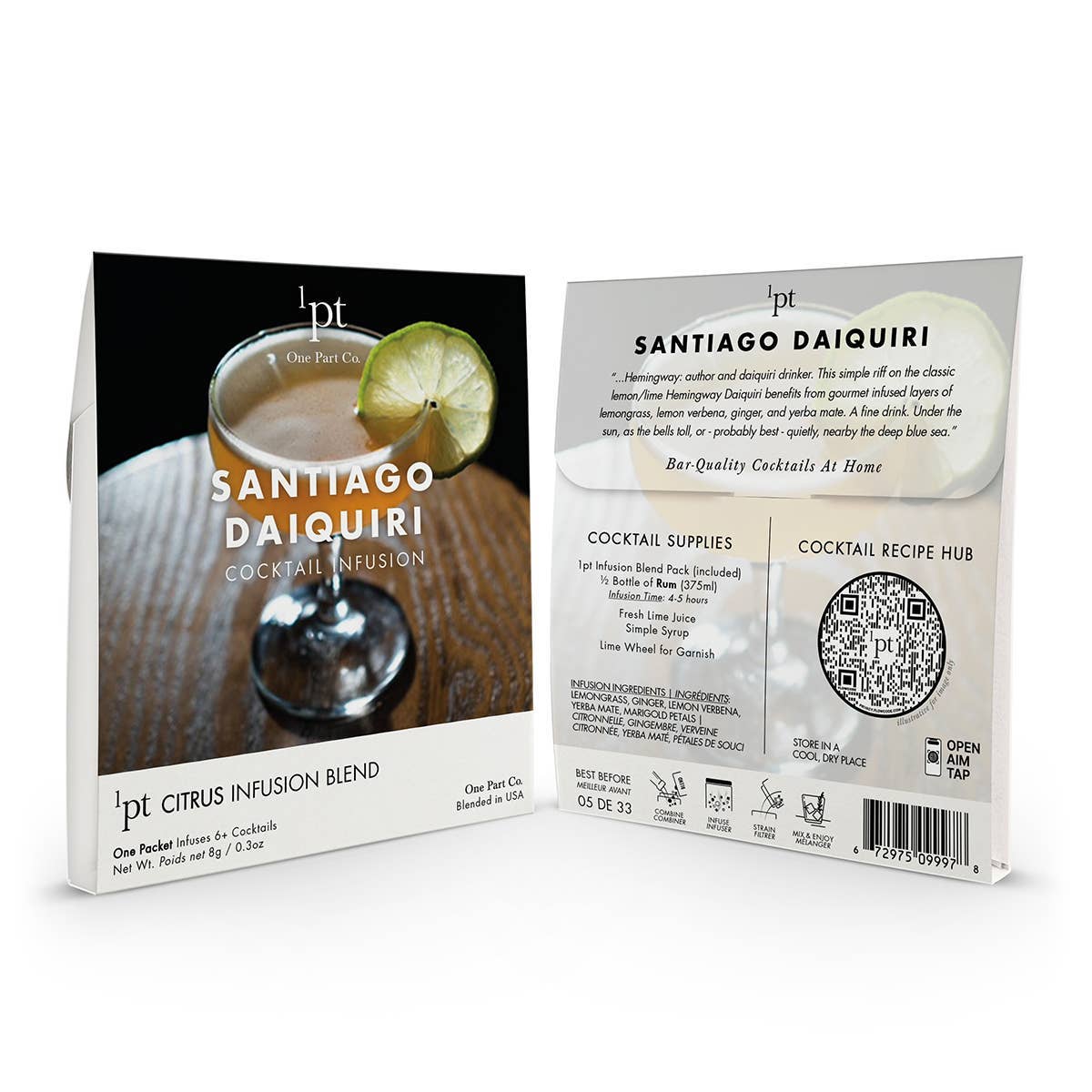 1pt Santiago Daiquiri Cocktail Pack