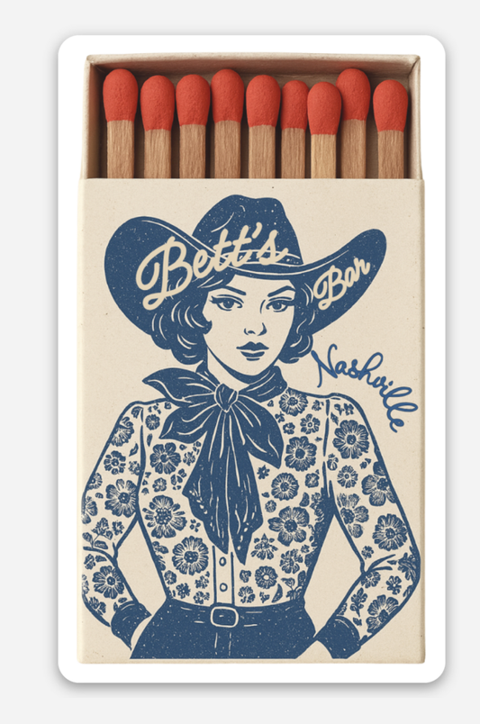 Bett's Bar Nashville Sticker 