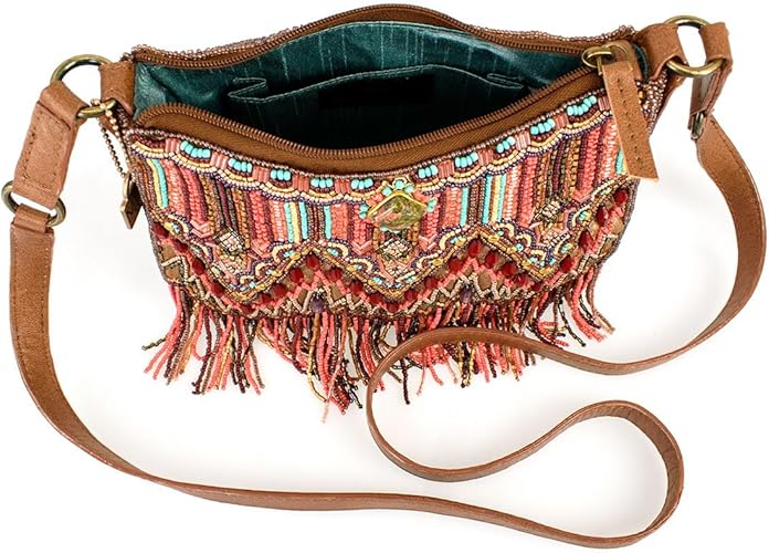 Mary Frances Barefoot on The Beach Crossbody Handbag