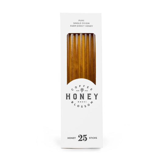 Coffee Blossom Honey - Kickstand Box (Box of 25 Honeysticks)